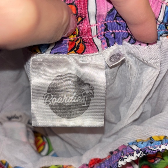 Vibrant Comic Print Kids Shorts - Picture 3 of 3